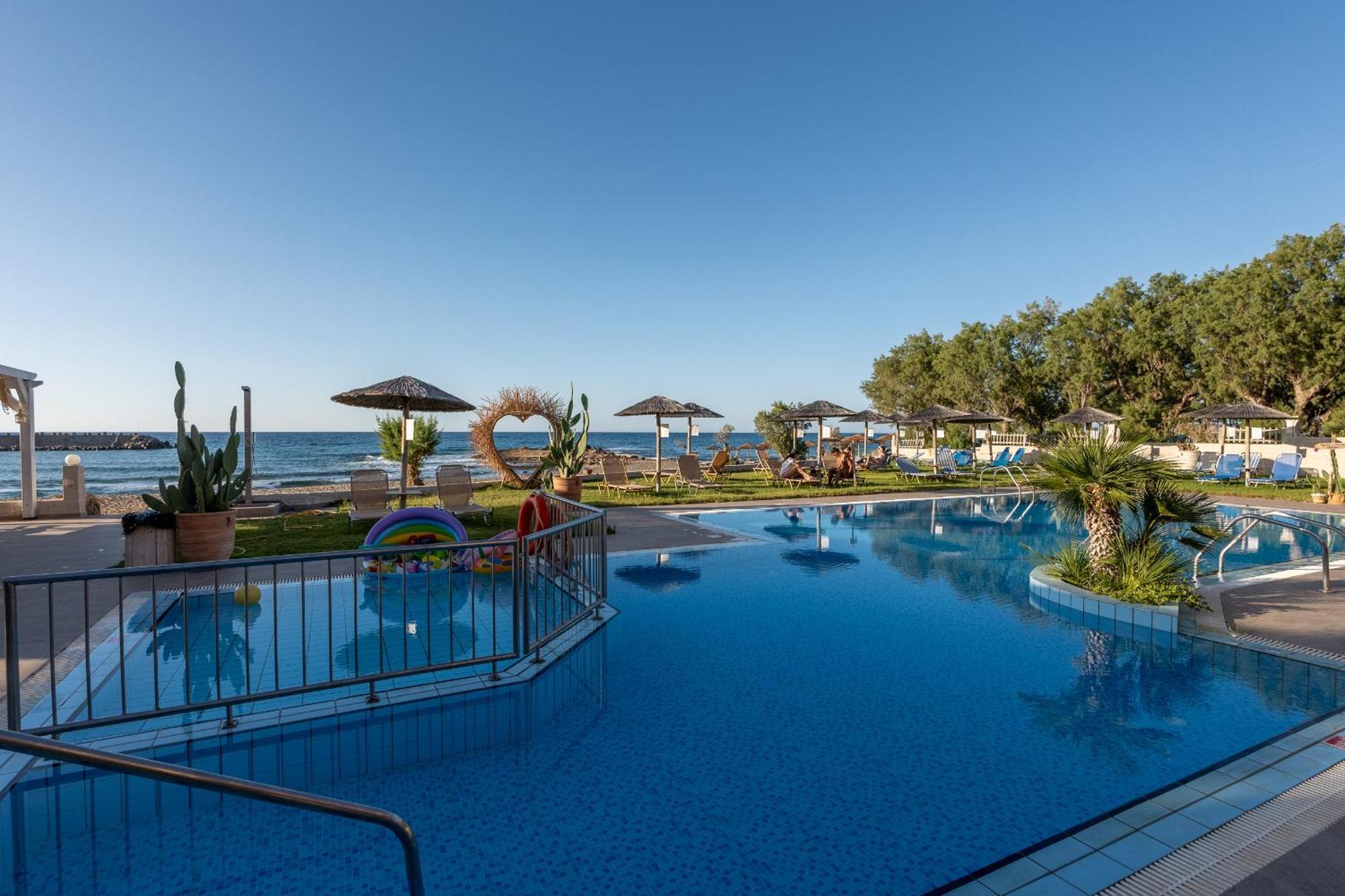 Silver Sun Studios & Apartments Малиа Экстерьер фото