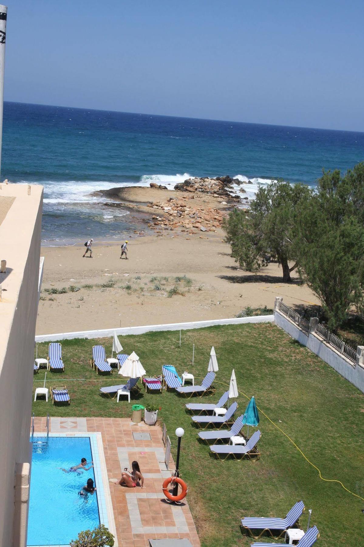 Silver Sun Studios & Apartments Малиа Экстерьер фото